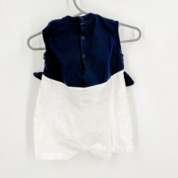 Il Gufo Blue and White Whale Bodysuit - Picture 5 of 5